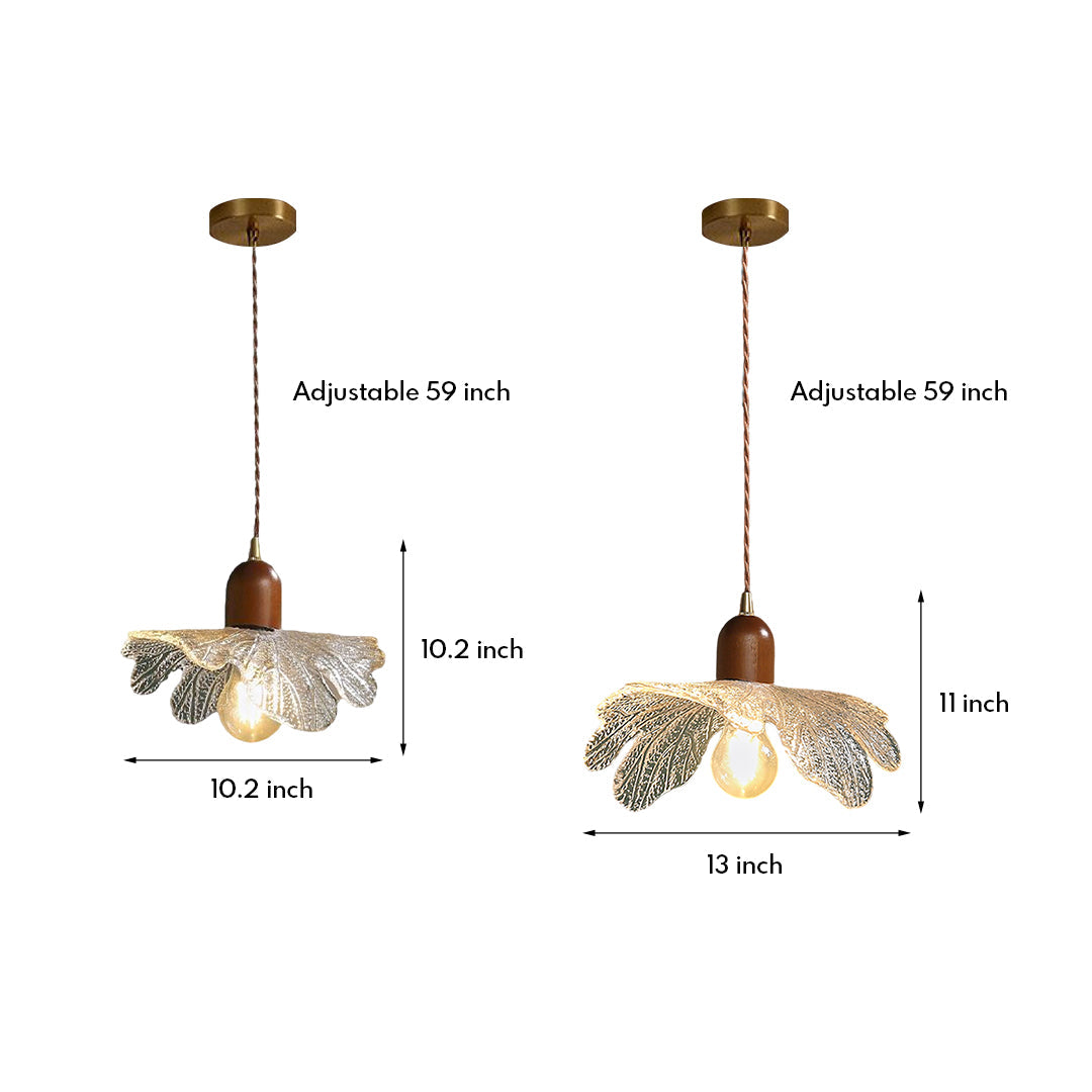 FENWICK WHISPERING LEAF MINI PENDANT LIGHT