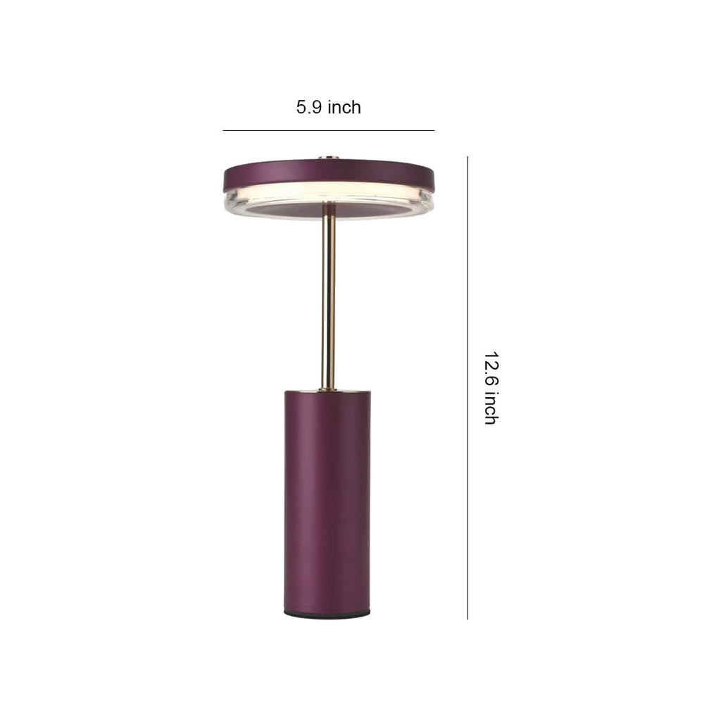 WINCHESTER METAL CYLINDRICAL TABLE LANTERN