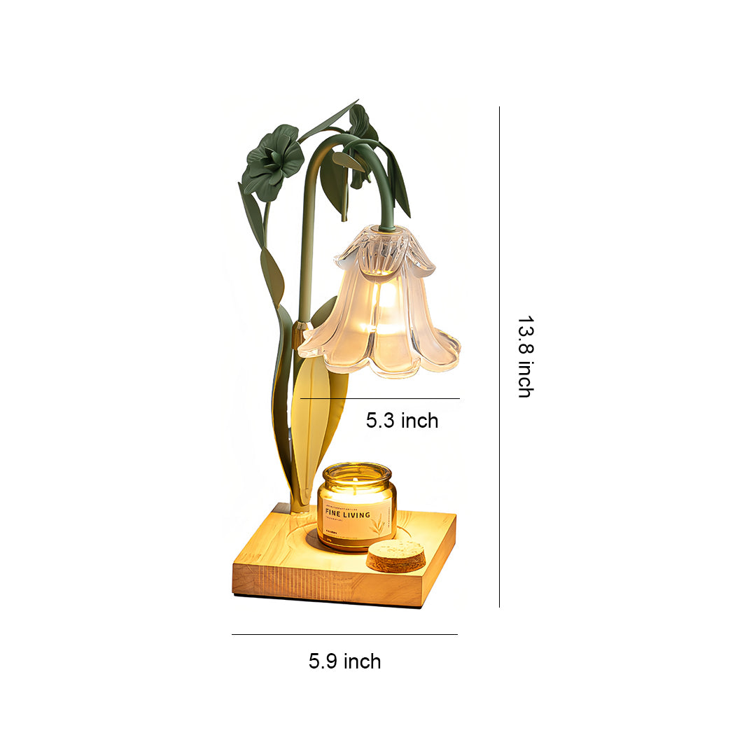 FENWICK FLORAL AROMA TABLE LAMP, LUMINOUS PETAL NIGHT ILLUMINATOR