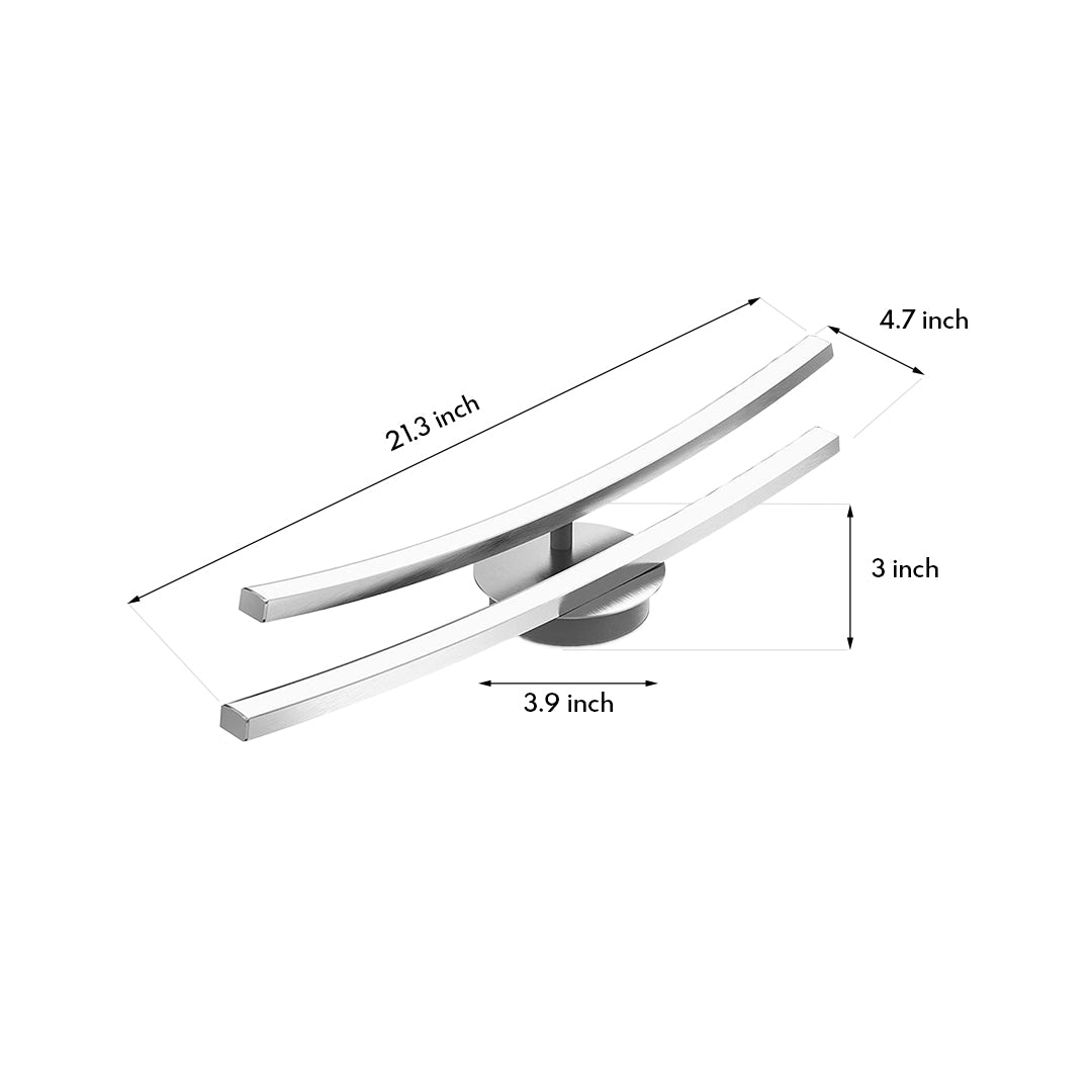 WINTHROP ROTATING LED CEILING GLOW WITH DUAL STRIPS