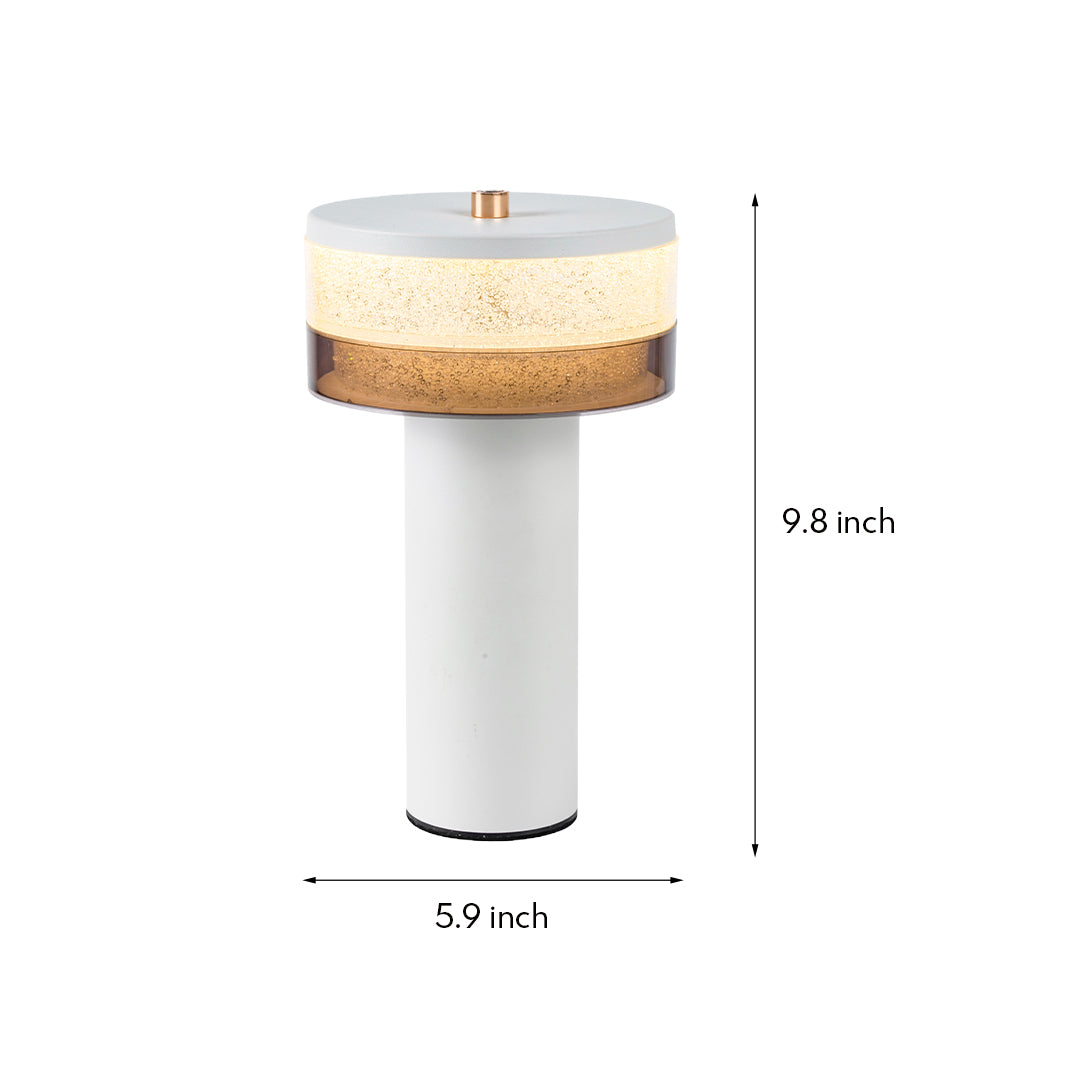 WINTERBOURNE IRON CYLINDER TABLE LAMP