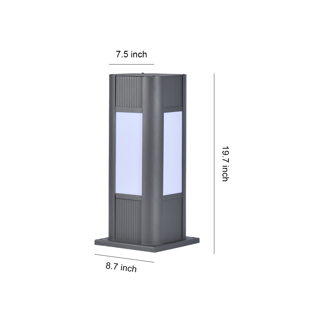 BLACKTHORN SQUARE OUTDOOR ILLUMINATOR WITH WATERPROOF DESIGN