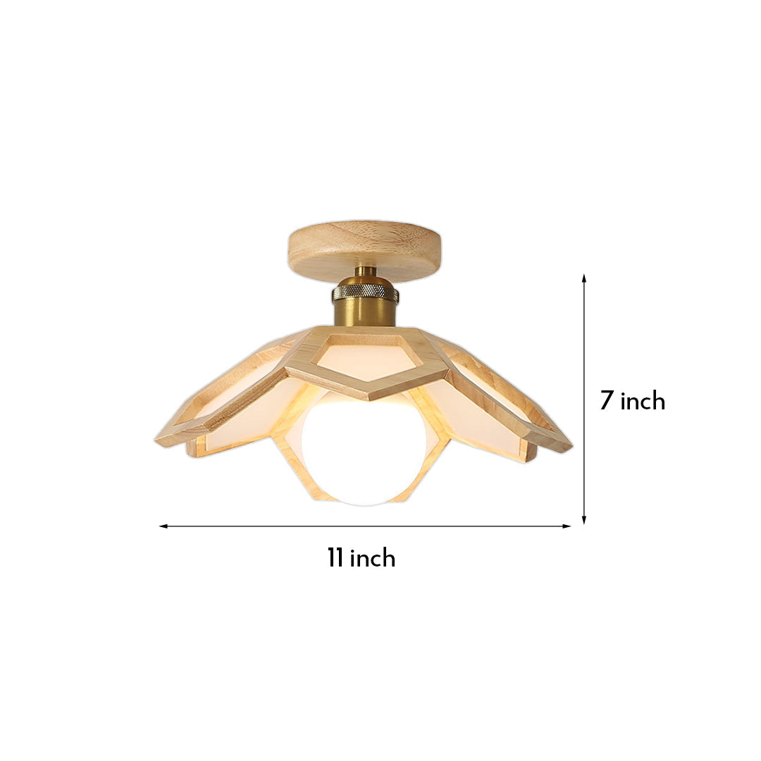 THISTLEWOOD MODERN FLUSH CEILING LANTERN