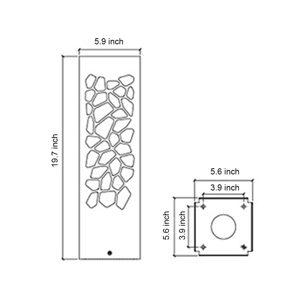 RAVENSHIRE WEATHERPROOF PILLAR GARDEN LIGHTING