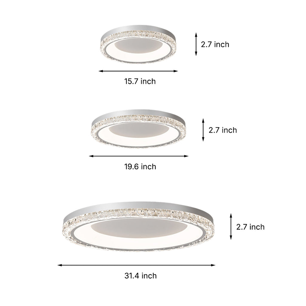 WINTHROP SNOW WHITE ROUND CEILING LANTERN