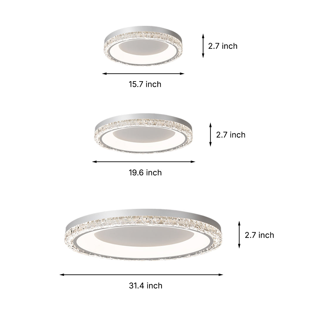 WINTHROP SNOW WHITE ROUND CEILING LANTERN