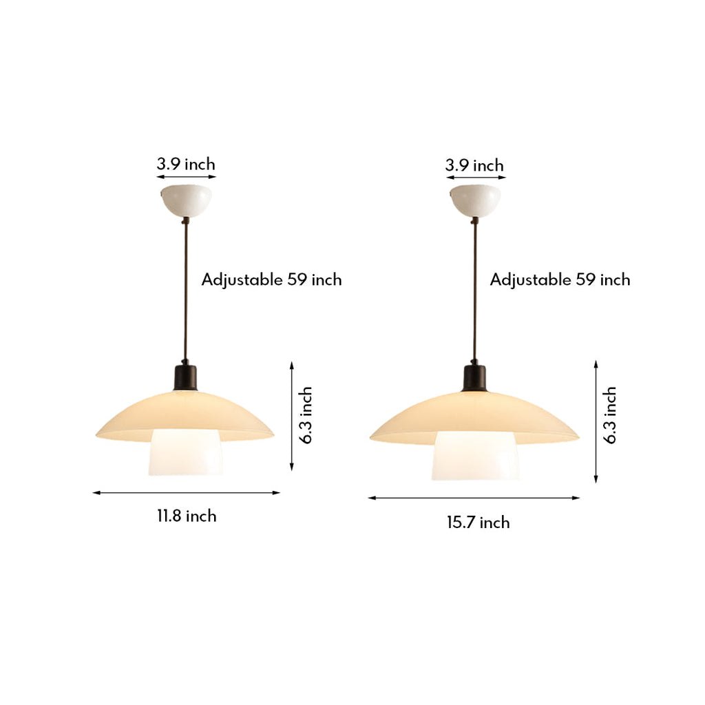 WINTHROP OPAL GLAZED PENDANT LUMINAIRE