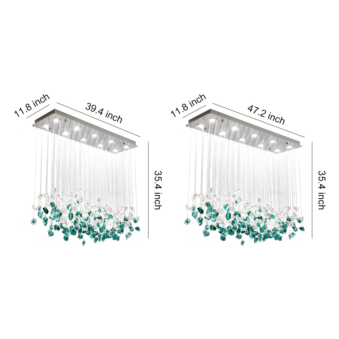 WINTHROP IRREGULAR BEADED CEILING LANTERN