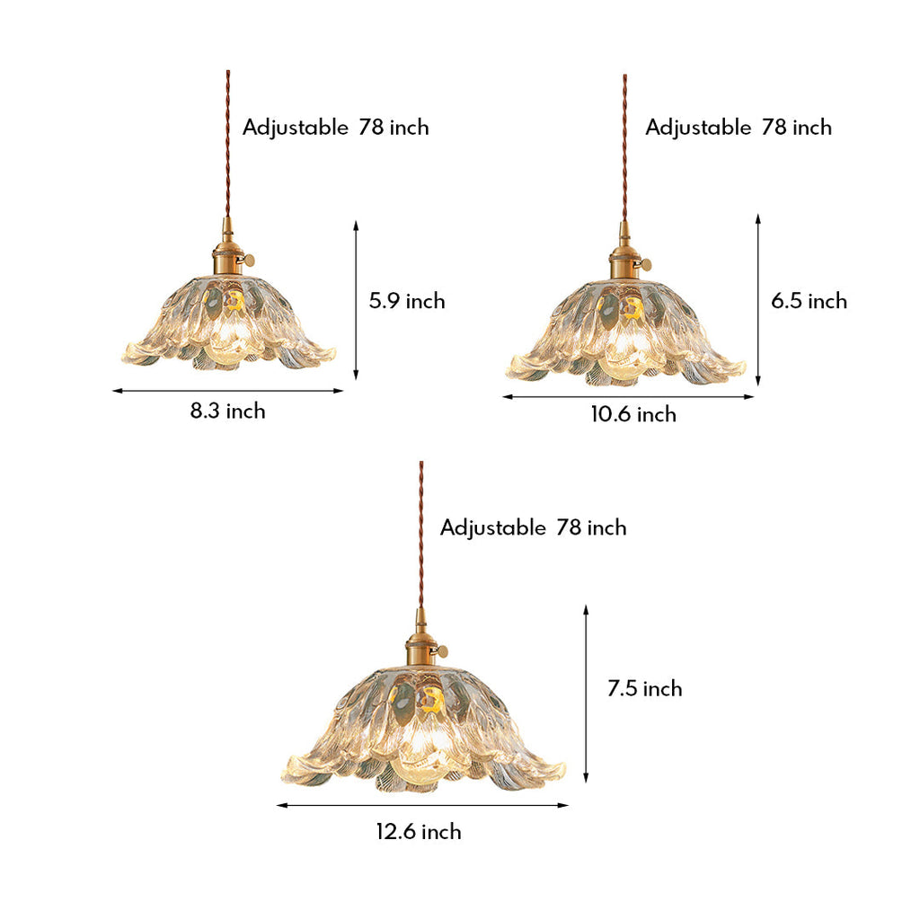 YAMAMOTO BLOOMING GLASS PENDANT LUMINAIRE