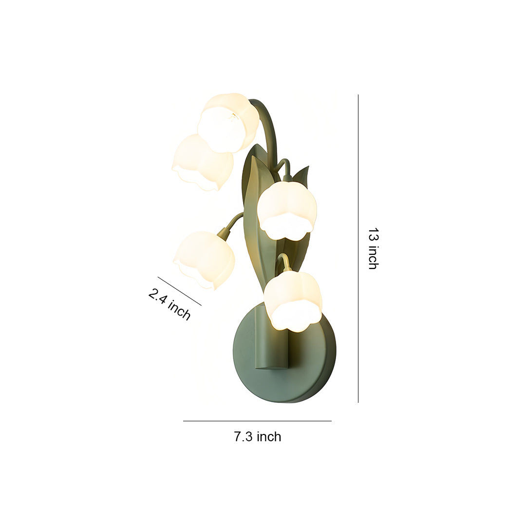 VIOLETTE PETAL GLAZED LANTERN
