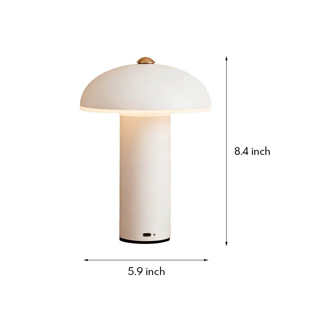 WINTHROP DIMMABLE IRON AND ACRYLIC TABLE LANTERN