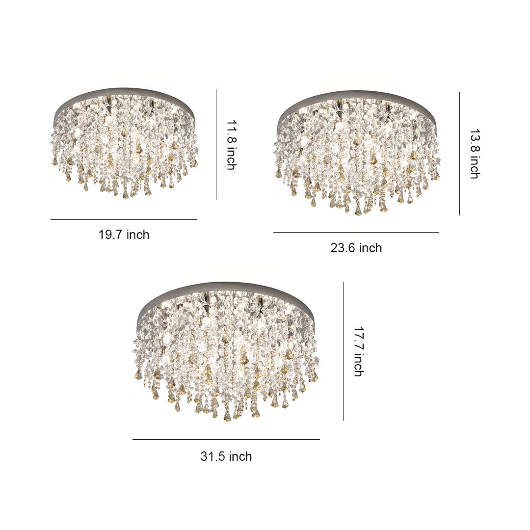 CHARLESTON CRYSTAL EYE-GUARD CEILING LANTERN