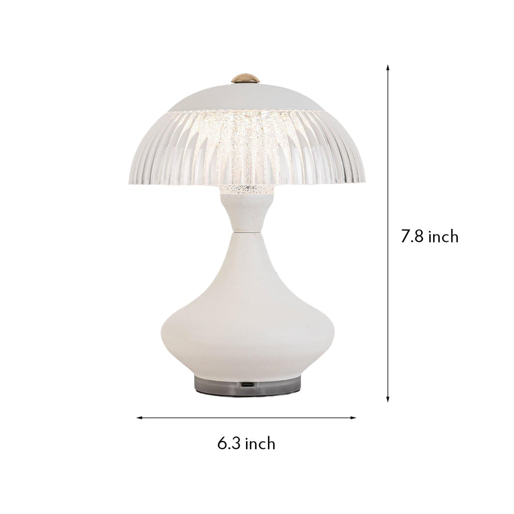 FENTON MODERNIST TABLE LAMP WITH INTEGRATED CHARGER