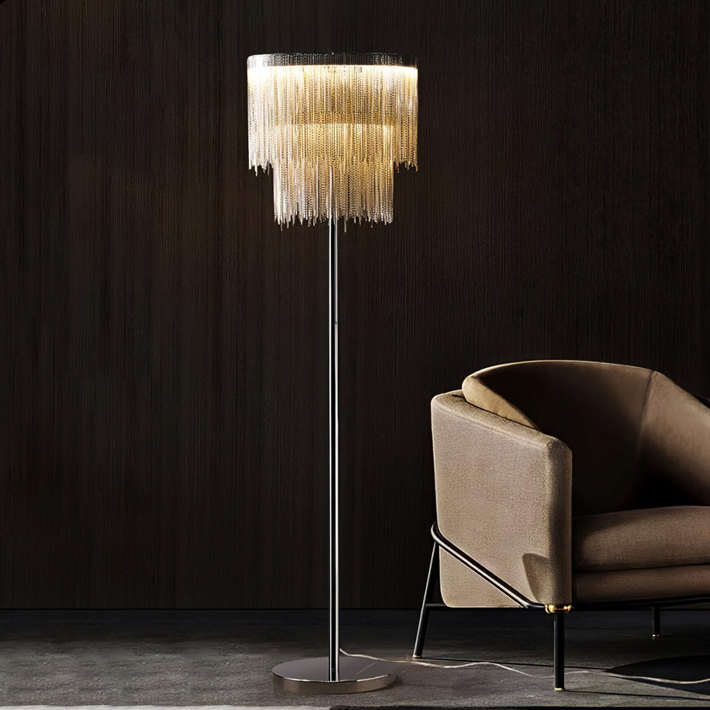 Chesterfield Fringed Standing Illumination