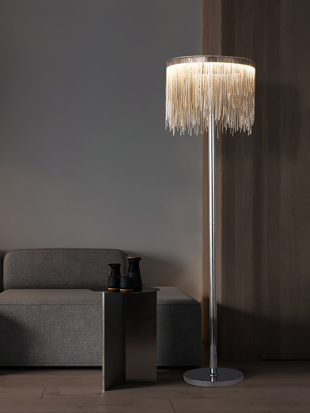 Chesterfield Fringed Standing Illumination