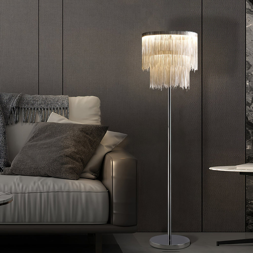 Chesterfield Fringed Standing Illumination