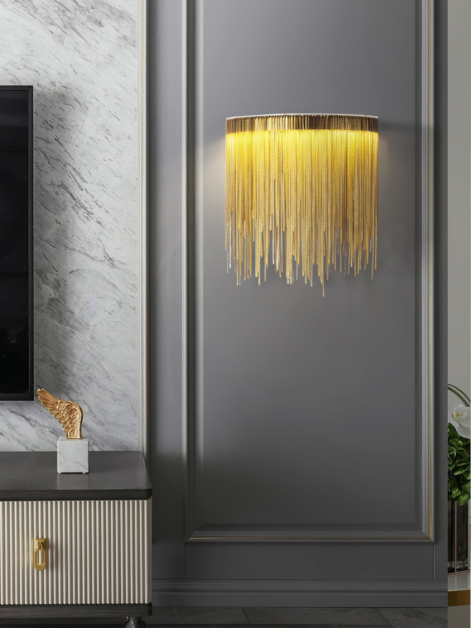 WINTHROP TASSELED ILLUMINATION WALL SCONCE