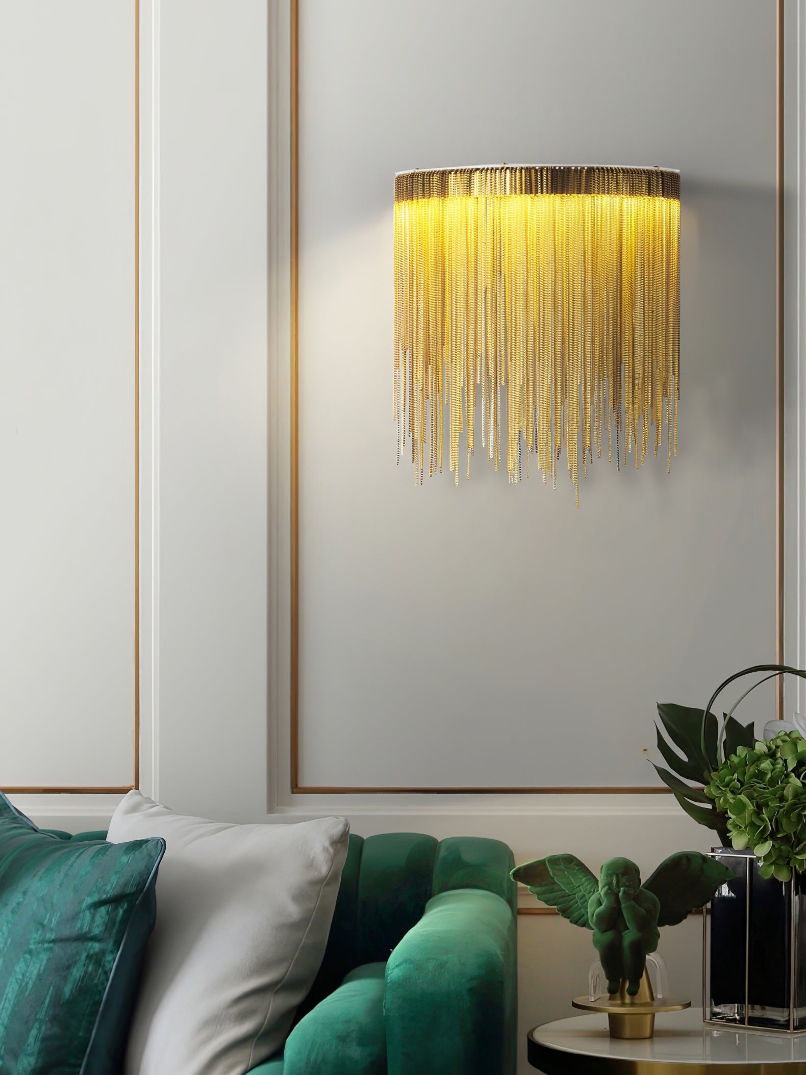 WINTHROP TASSELED ILLUMINATION WALL SCONCE
