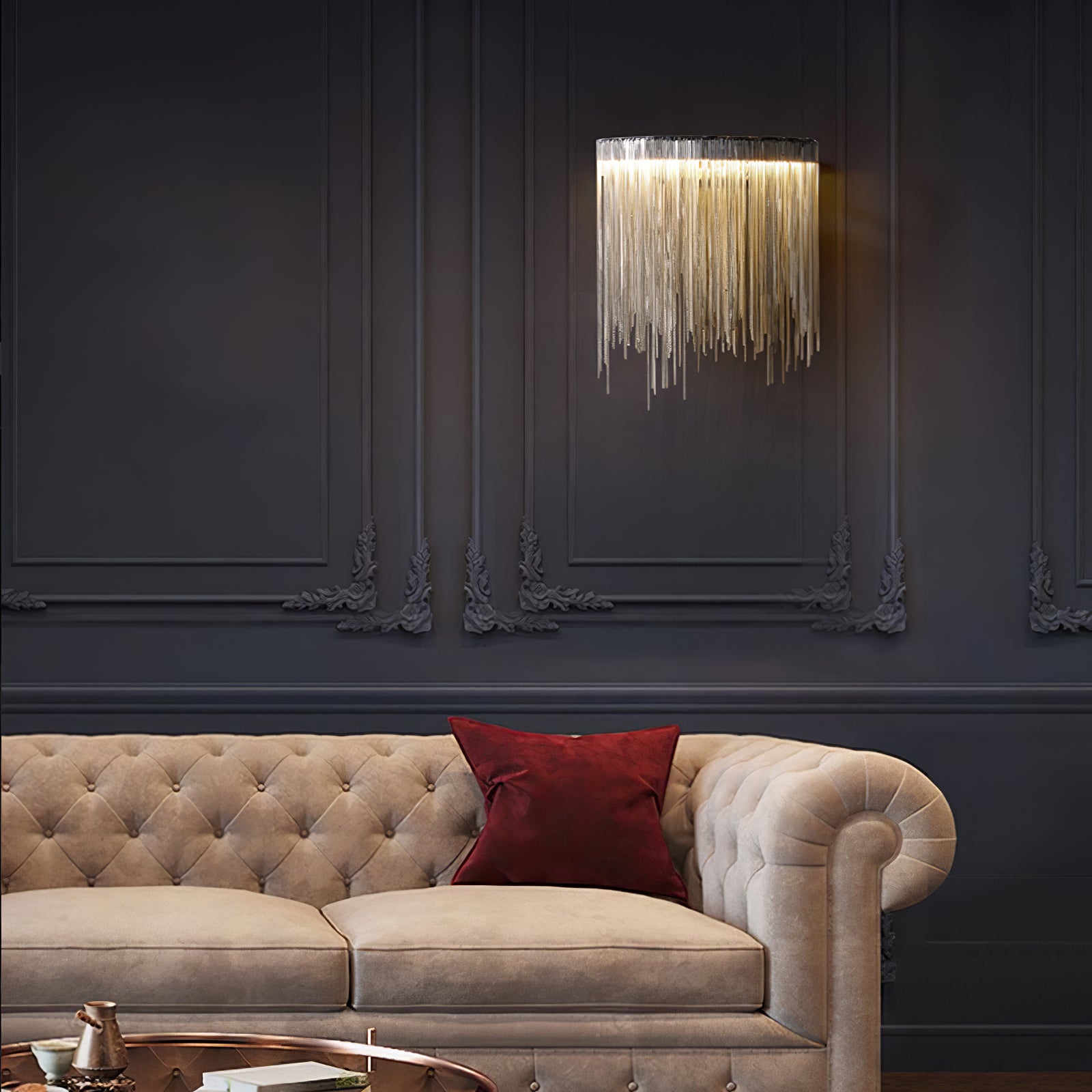 WINTHROP TASSELED ILLUMINATION WALL SCONCE