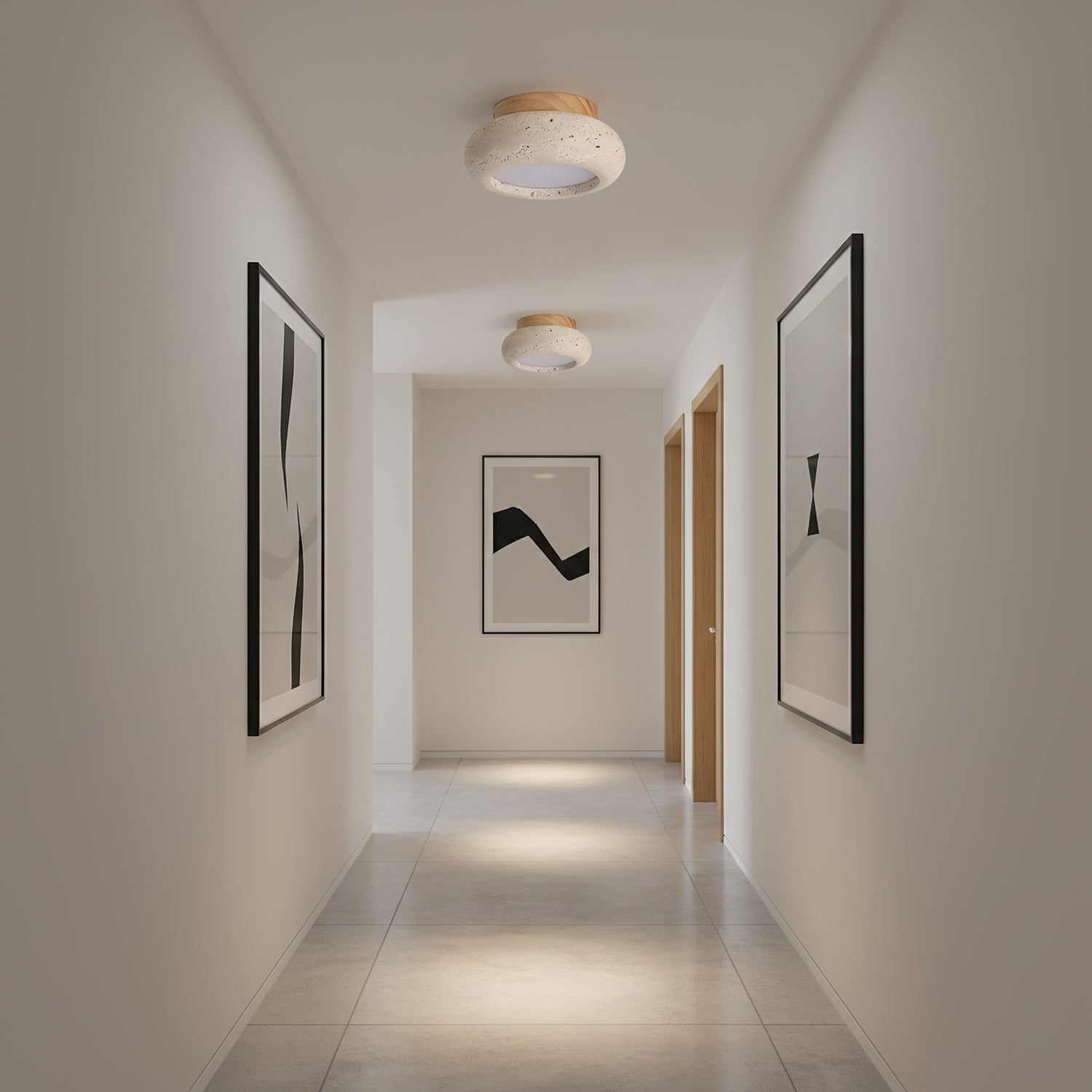 RAVENSDALE ARTISANAL GLAZED CEILING LANTERN
