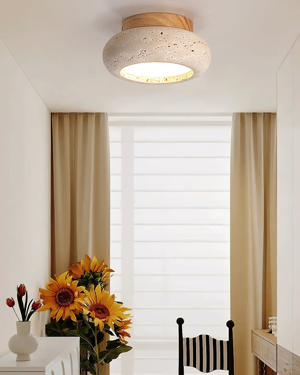RAVENSDALE ARTISANAL GLAZED CEILING LANTERN