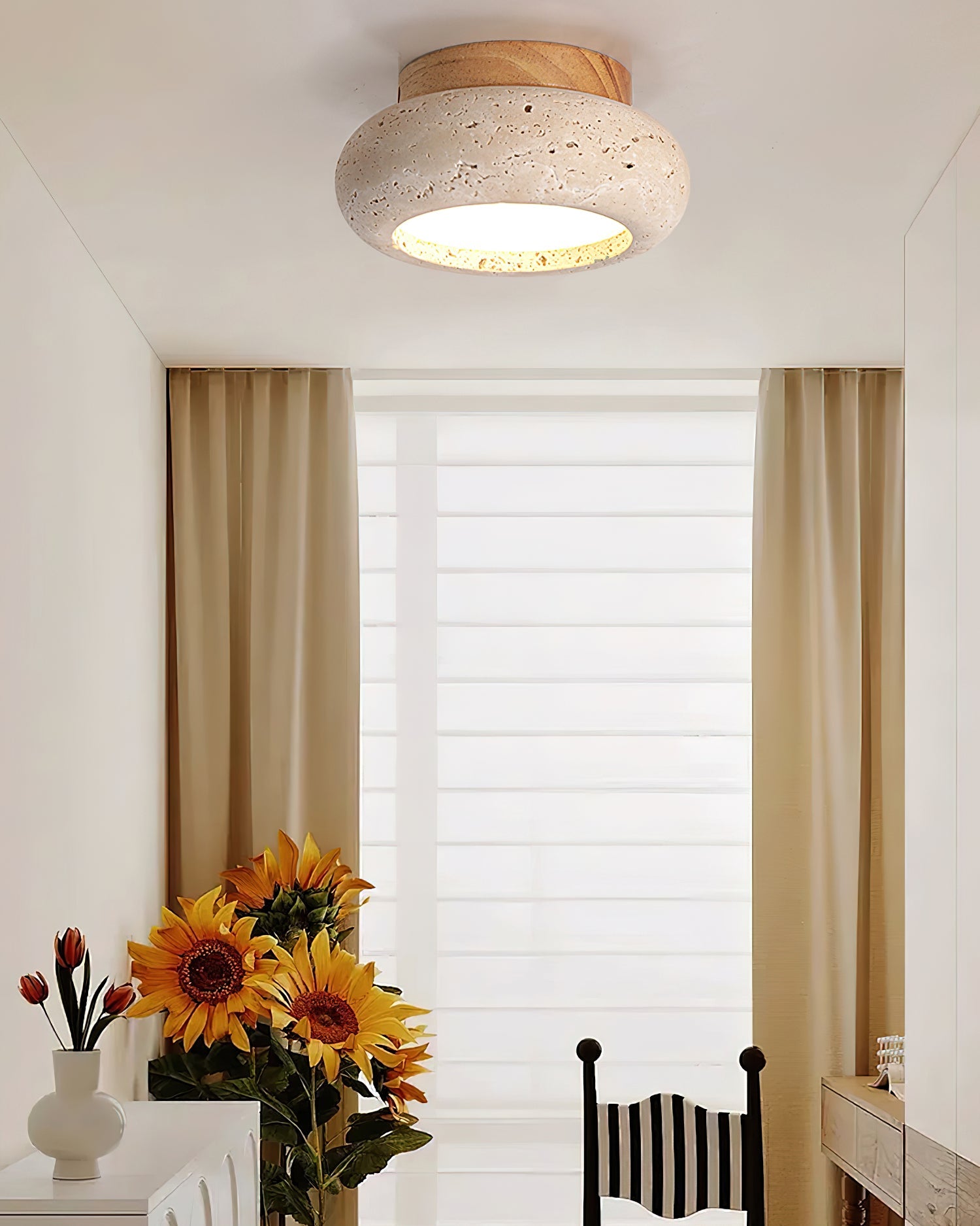 RAVENSDALE ARTISANAL GLAZED CEILING LANTERN
