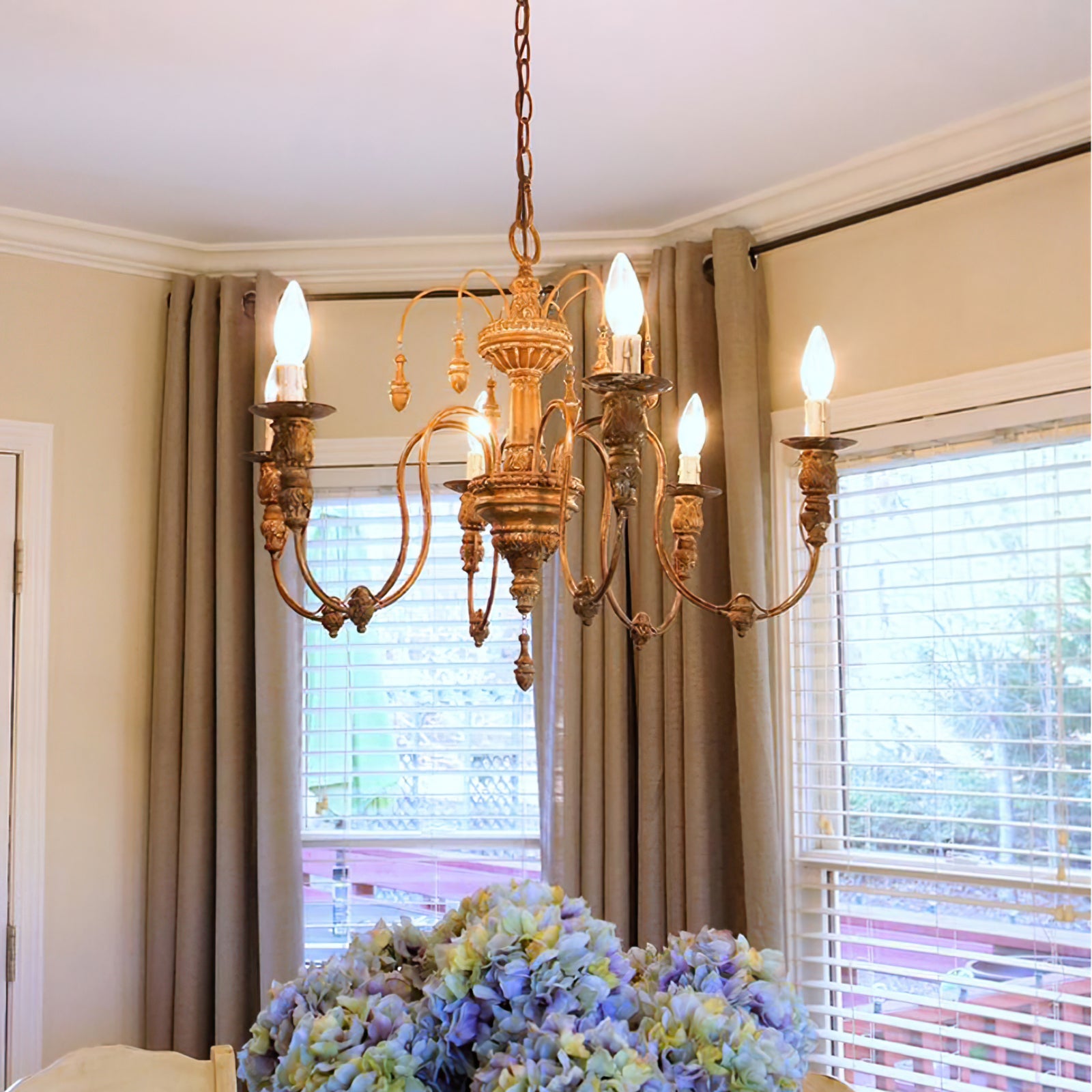 WINTHORPE TWISTED CANDLELIGHT SUSPENSION