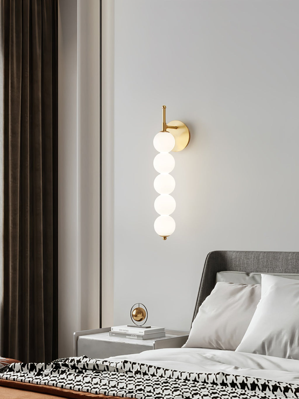 CHERINGTON CARAMELIZED GLASS WALL SCONCE