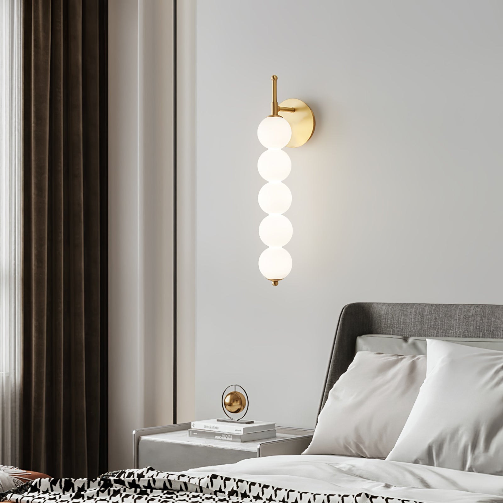 CHERINGTON CARAMELIZED GLASS WALL SCONCE