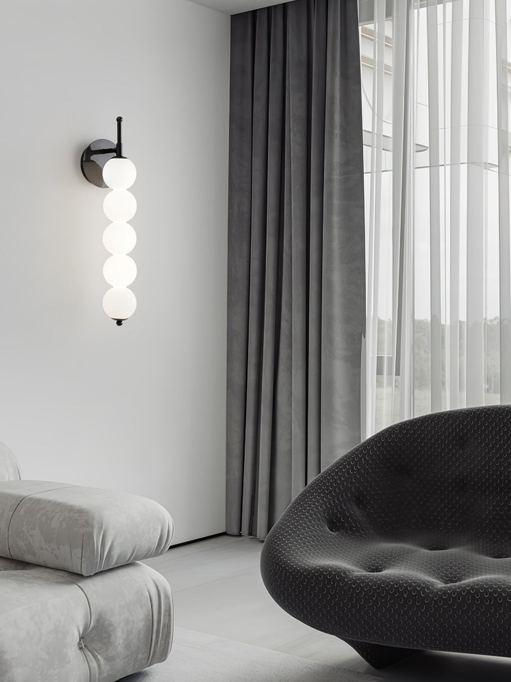 CHERINGTON CARAMELIZED GLASS WALL SCONCE