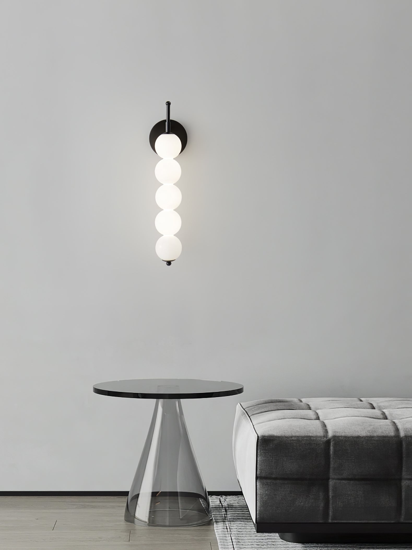 CHERINGTON CARAMELIZED GLASS WALL SCONCE