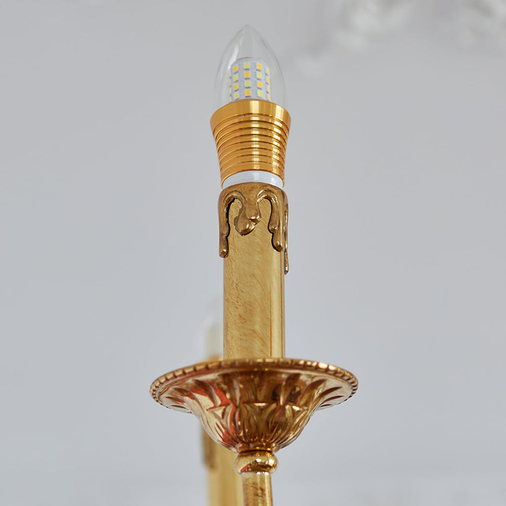 WINDSOR BRASS CANDLELIT HANGING LANTERN