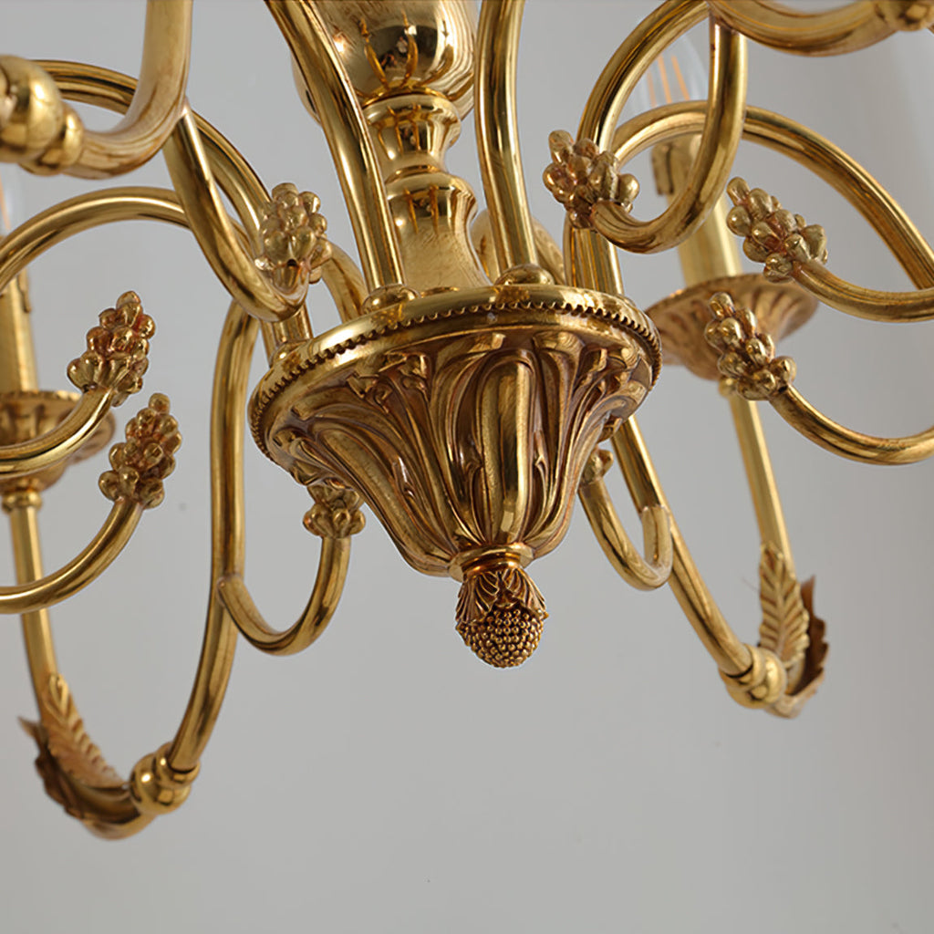 WINDSOR BRASS CANDLELIT HANGING LANTERN