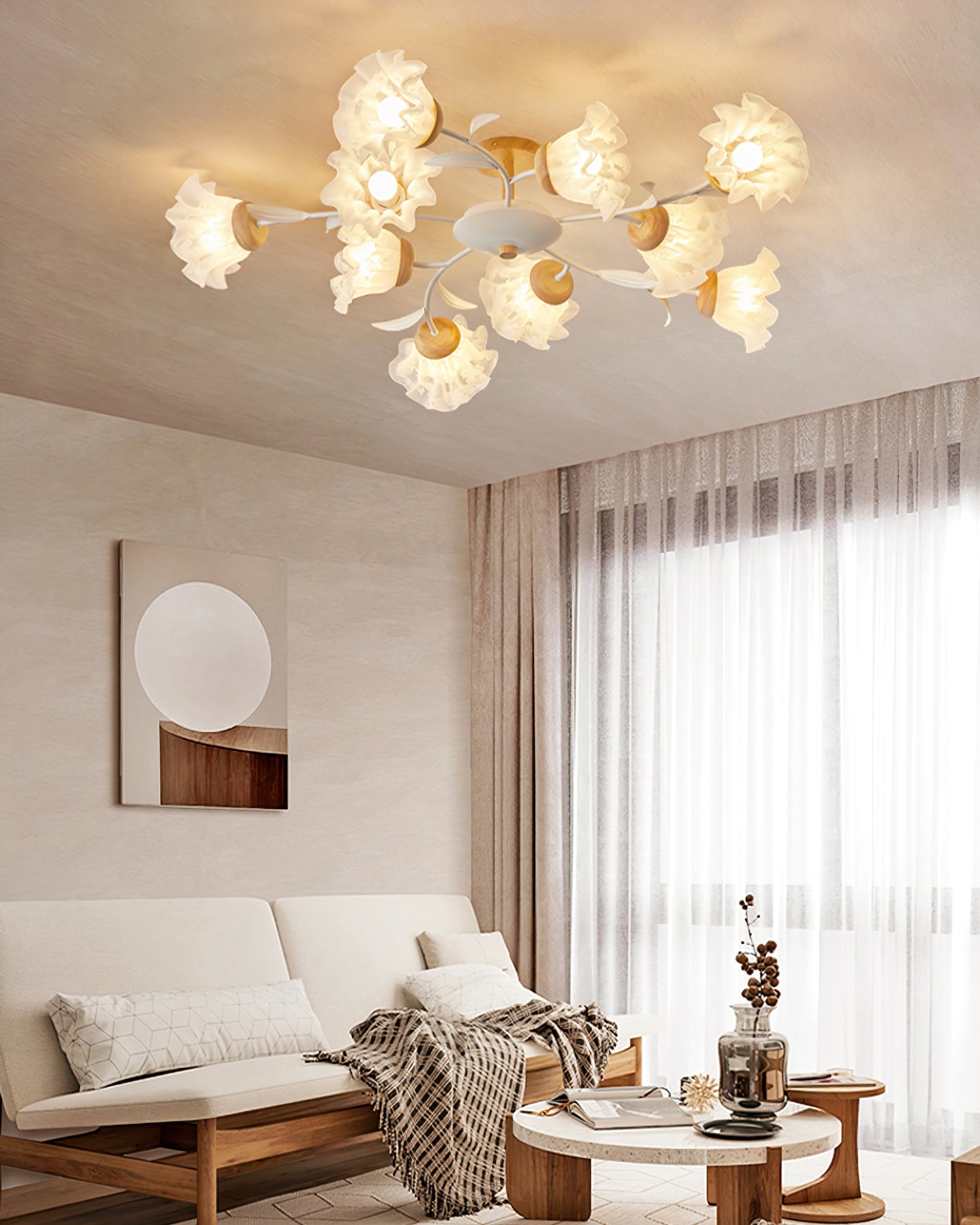 FLORENCE PETAL VINTAGE CEILING ILLUMINATOR