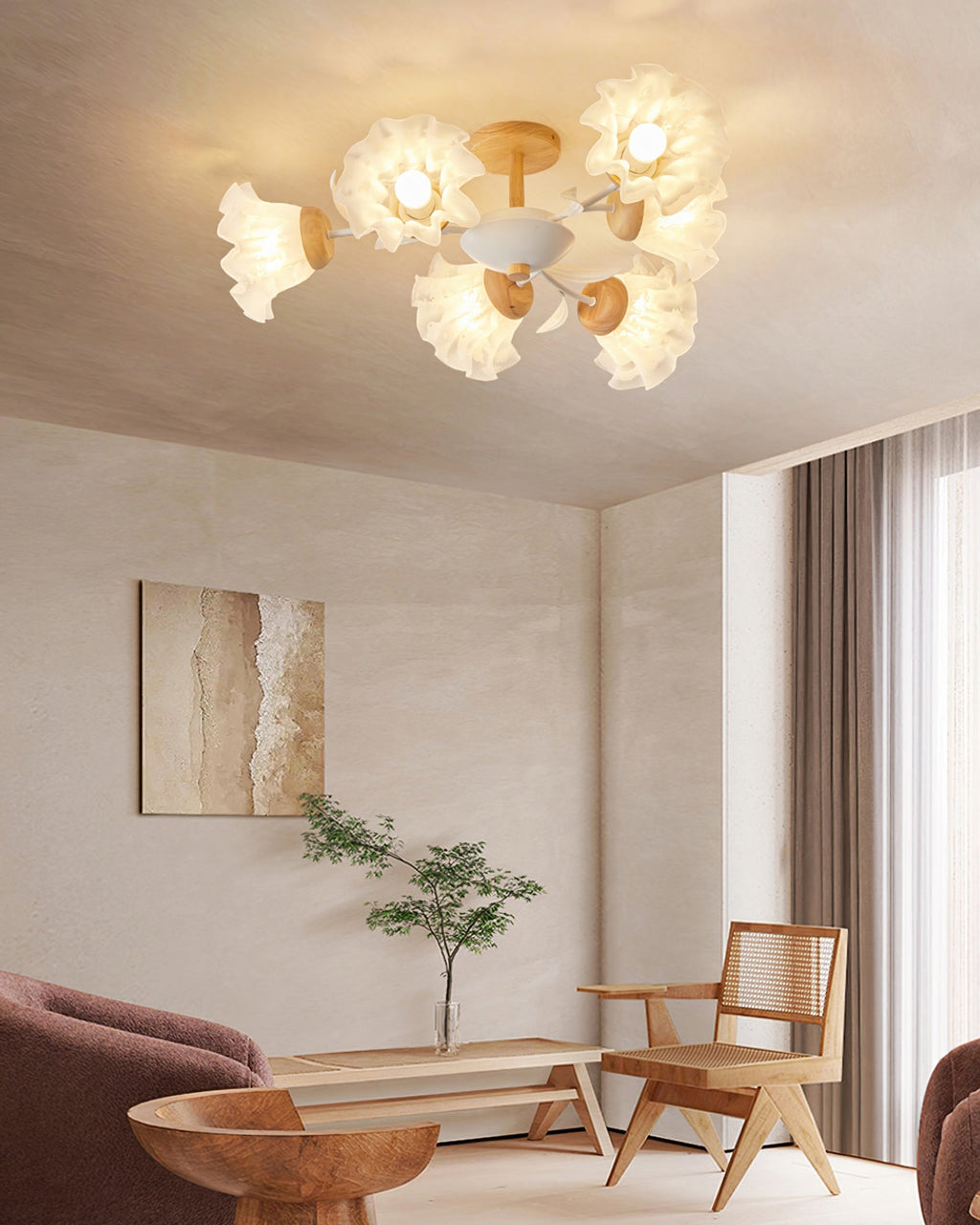 FLORENCE PETAL VINTAGE CEILING ILLUMINATOR
