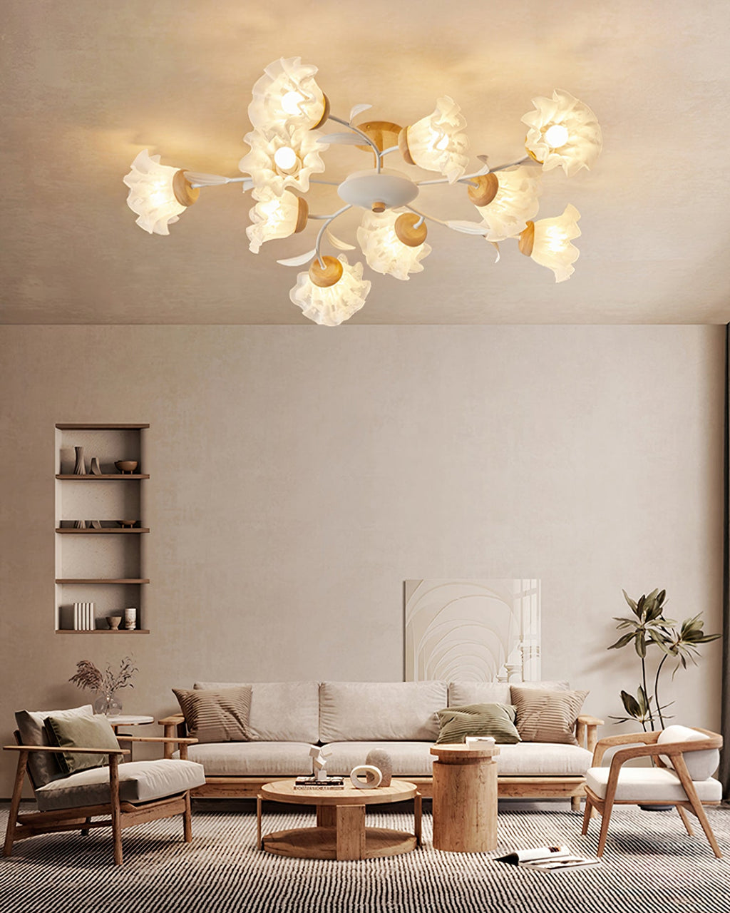 FLORENCE PETAL VINTAGE CEILING ILLUMINATOR