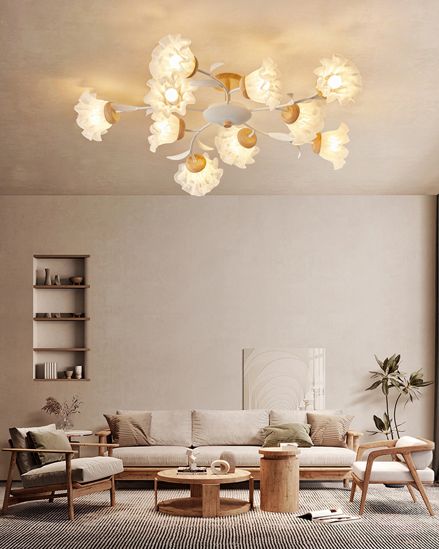 FLORENCE PETAL VINTAGE CEILING ILLUMINATOR