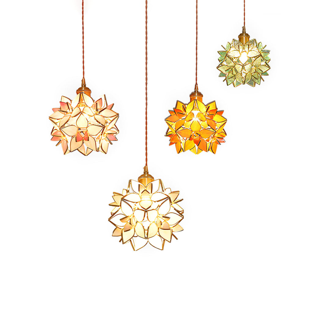 WINDSOR CAPIZ SHELL HANGING LANTERN