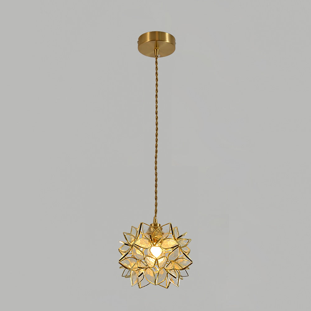 WINDSOR CAPIZ SHELL HANGING LANTERN
