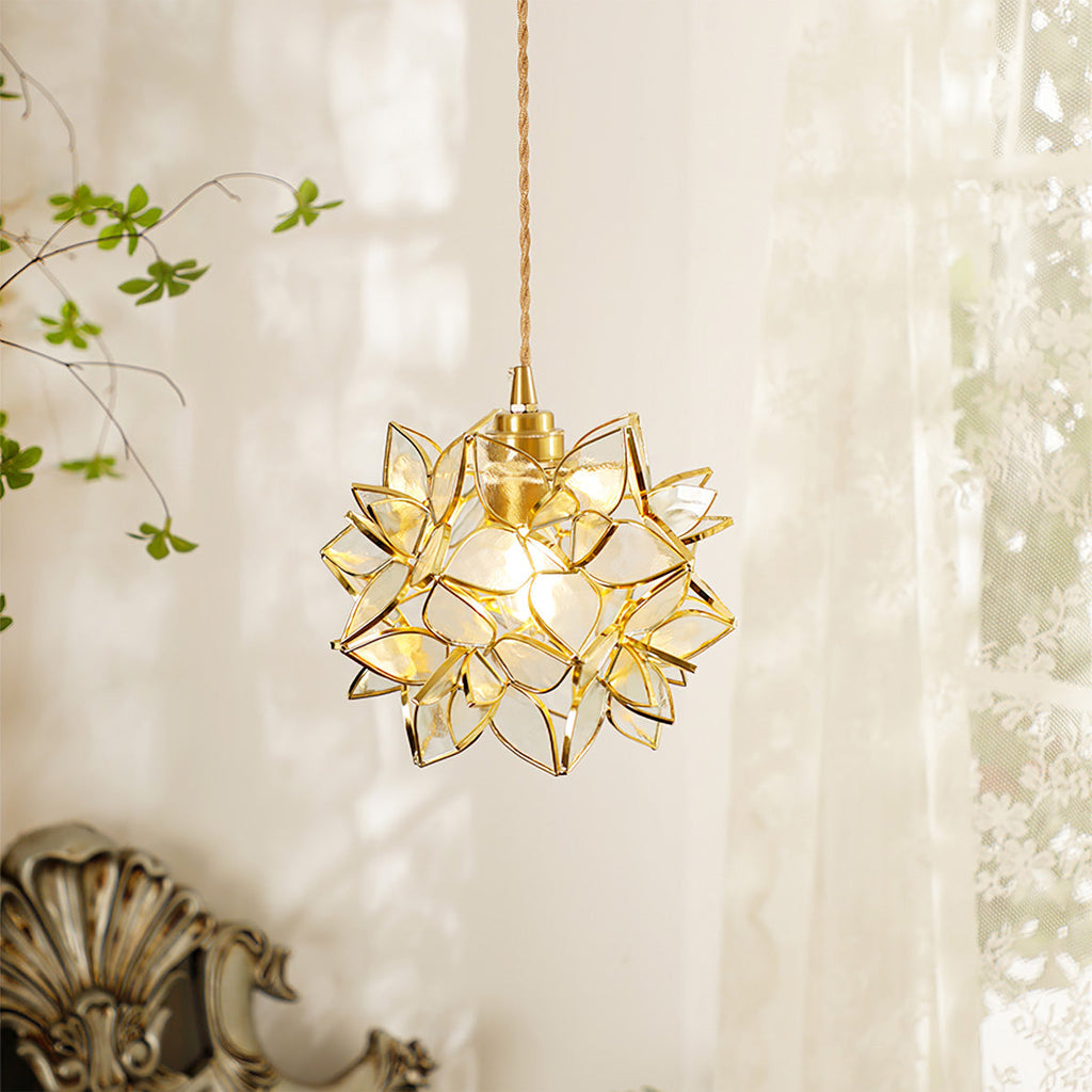 WINDSOR CAPIZ SHELL HANGING LANTERN