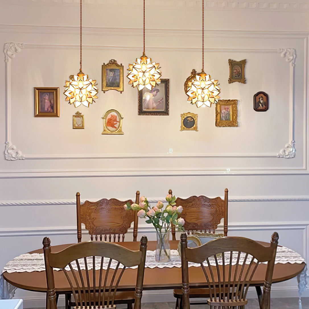 WINDSOR CAPIZ SHELL HANGING LANTERN
