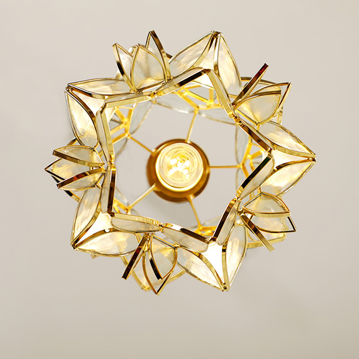 WINDSOR CAPIZ SHELL HANGING LANTERN