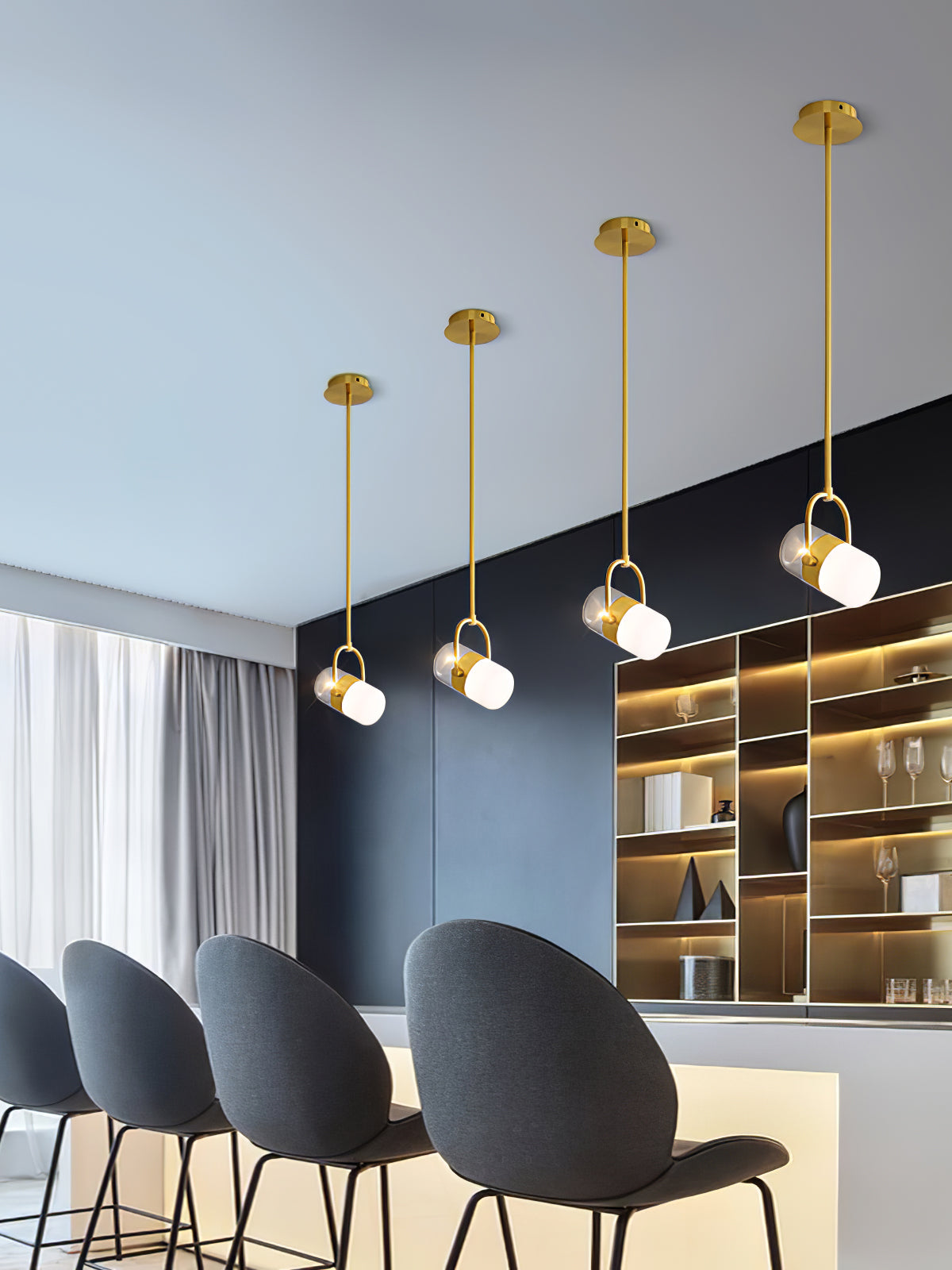 FENWICK SPHERICAL ROTARY CEILING LANTERN