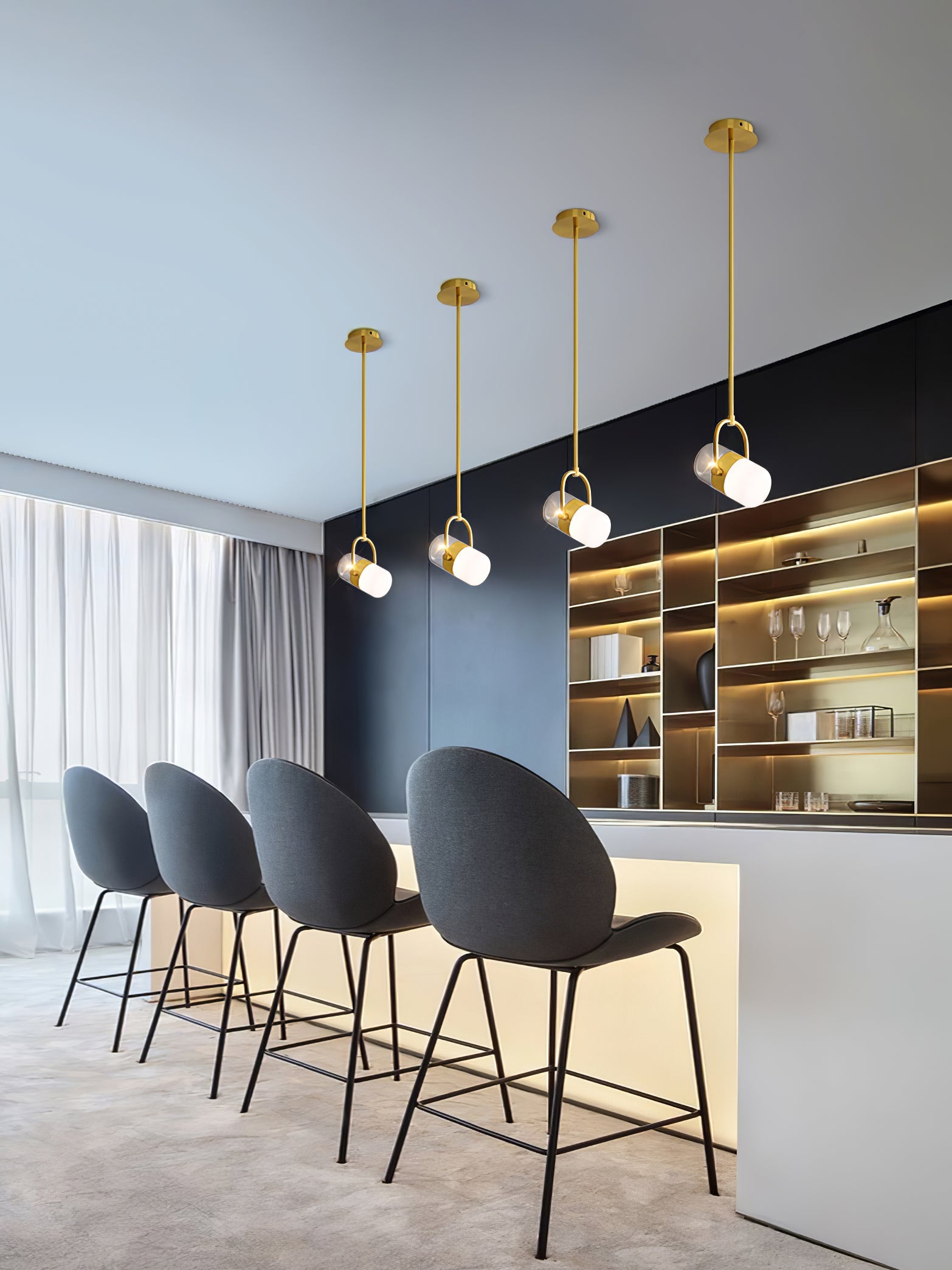FENWICK SPHERICAL ROTARY CEILING LANTERN
