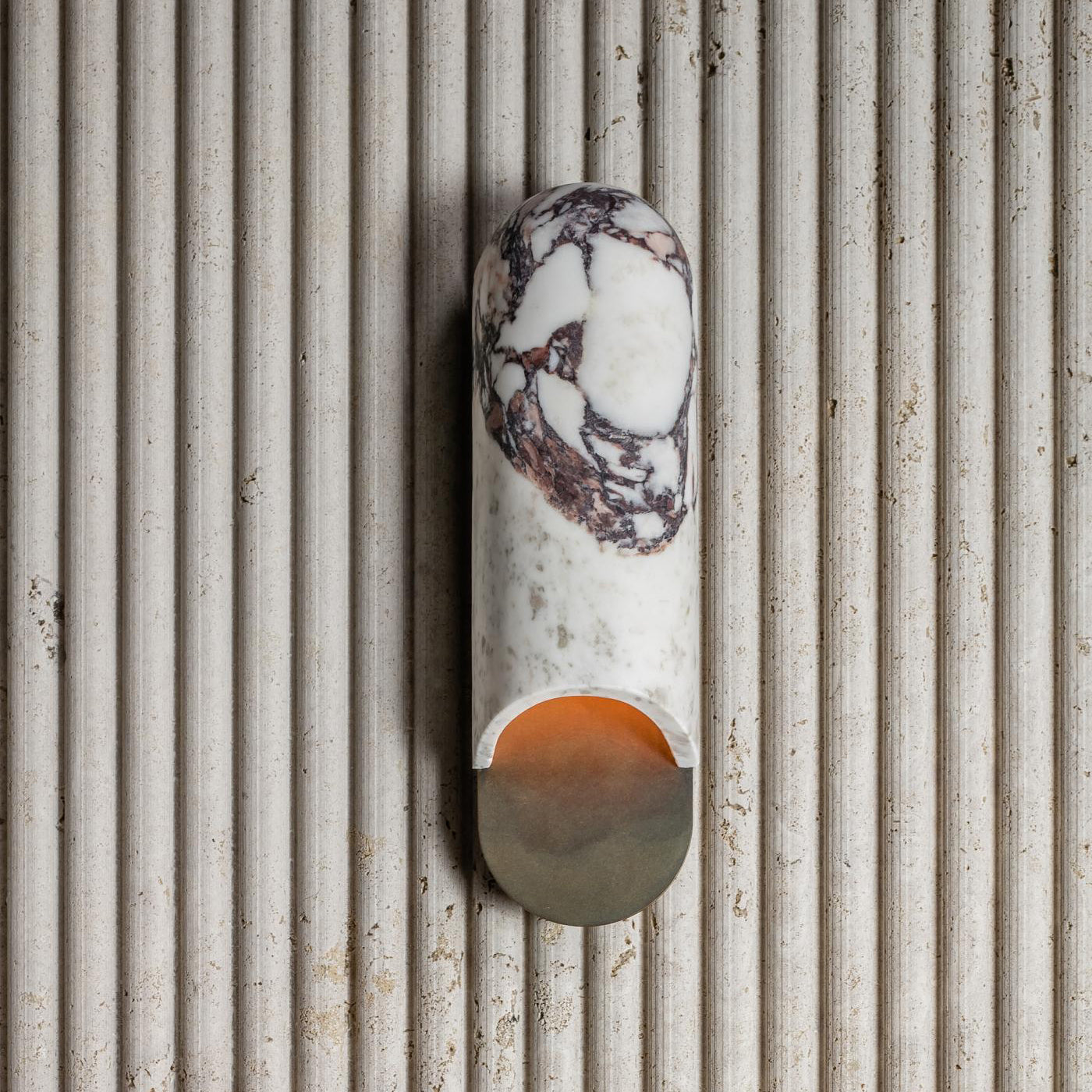 WINTHORPE AMBER GLOBE WALL SCONCE
