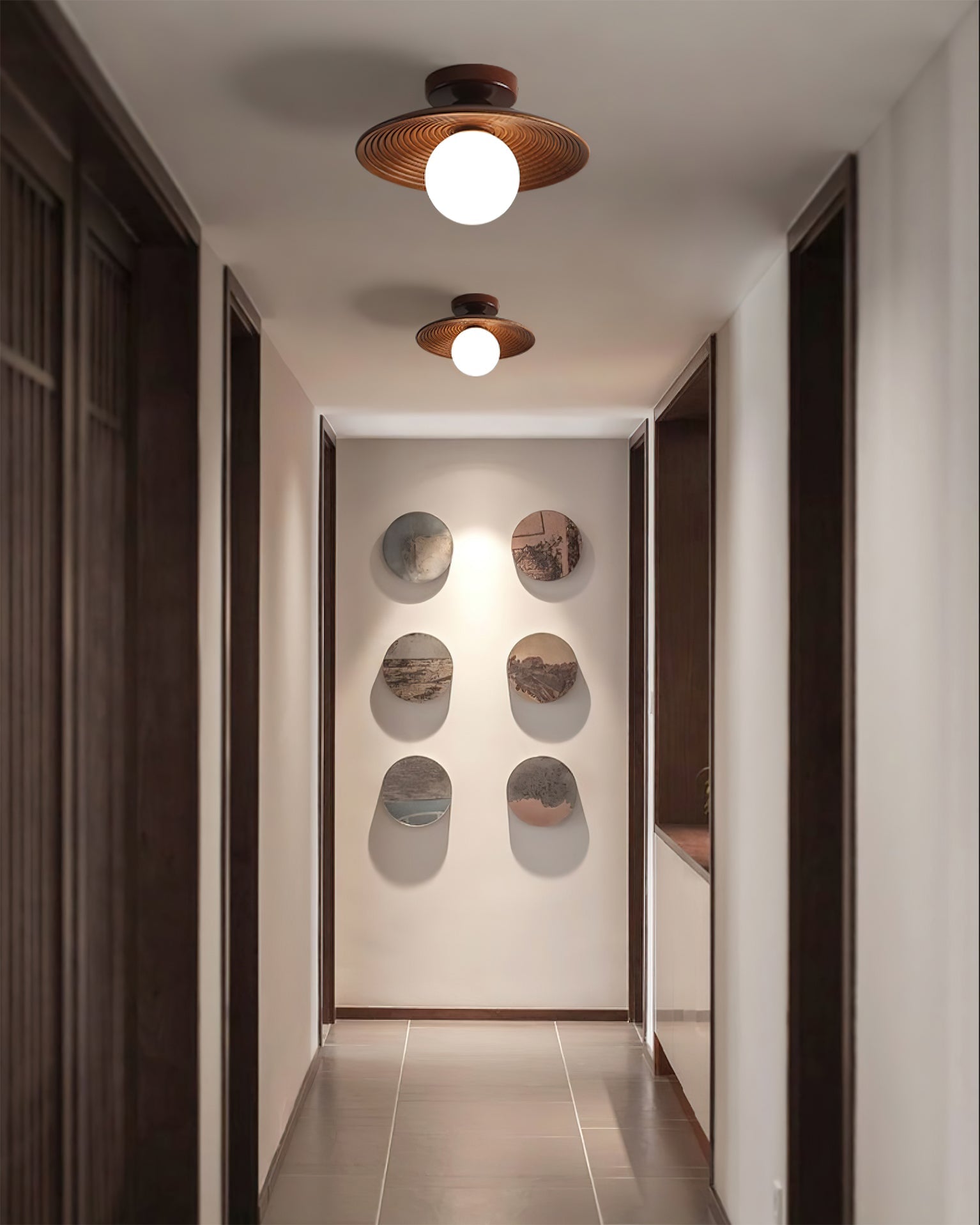FENWICK SHELL-INSPIRED CEILING LANTERN