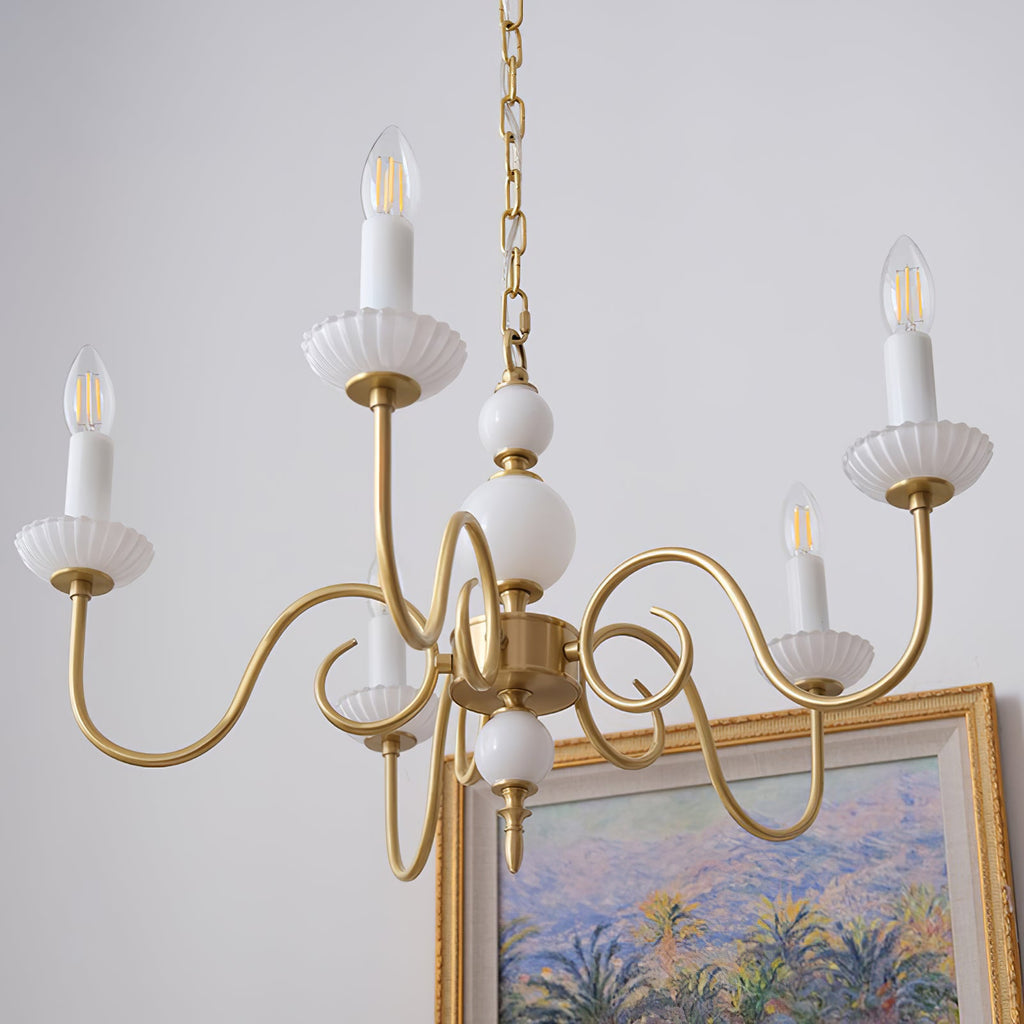 Lysander Crystal Cascade Chandelier