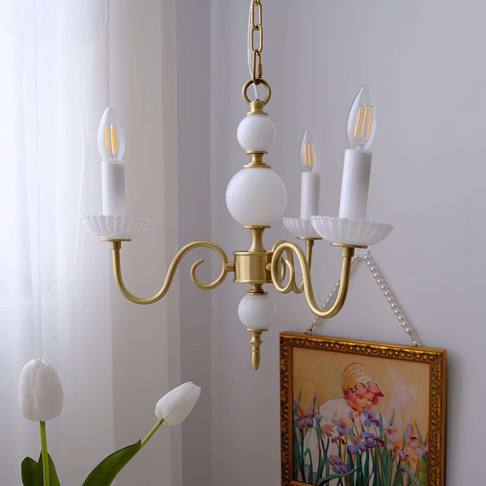 Lysander Crystal Cascade Chandelier