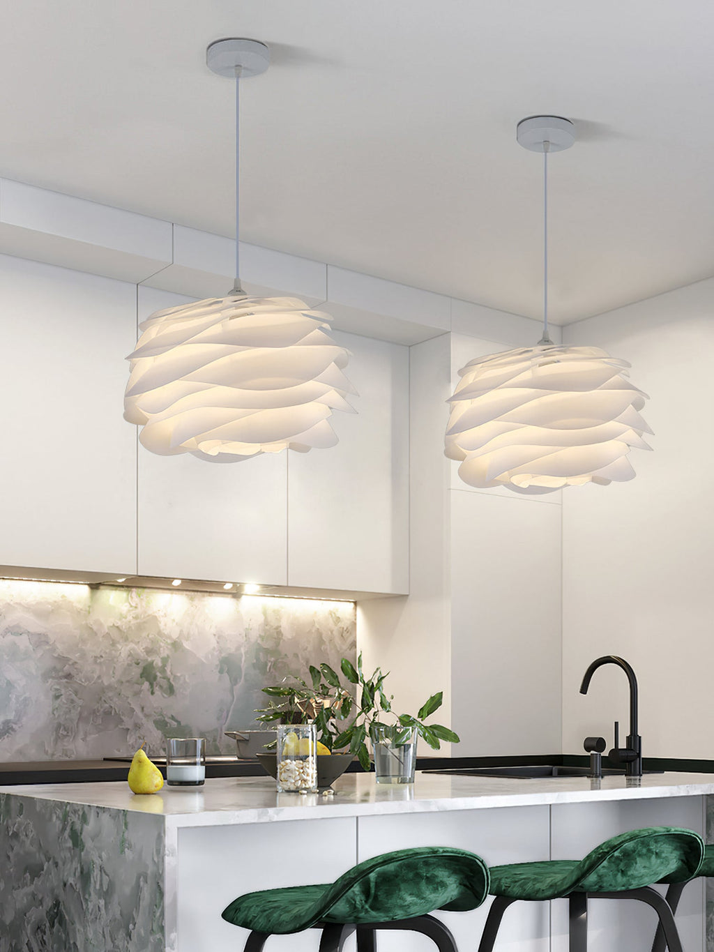 Winthrop Crystal Cascade Pendant