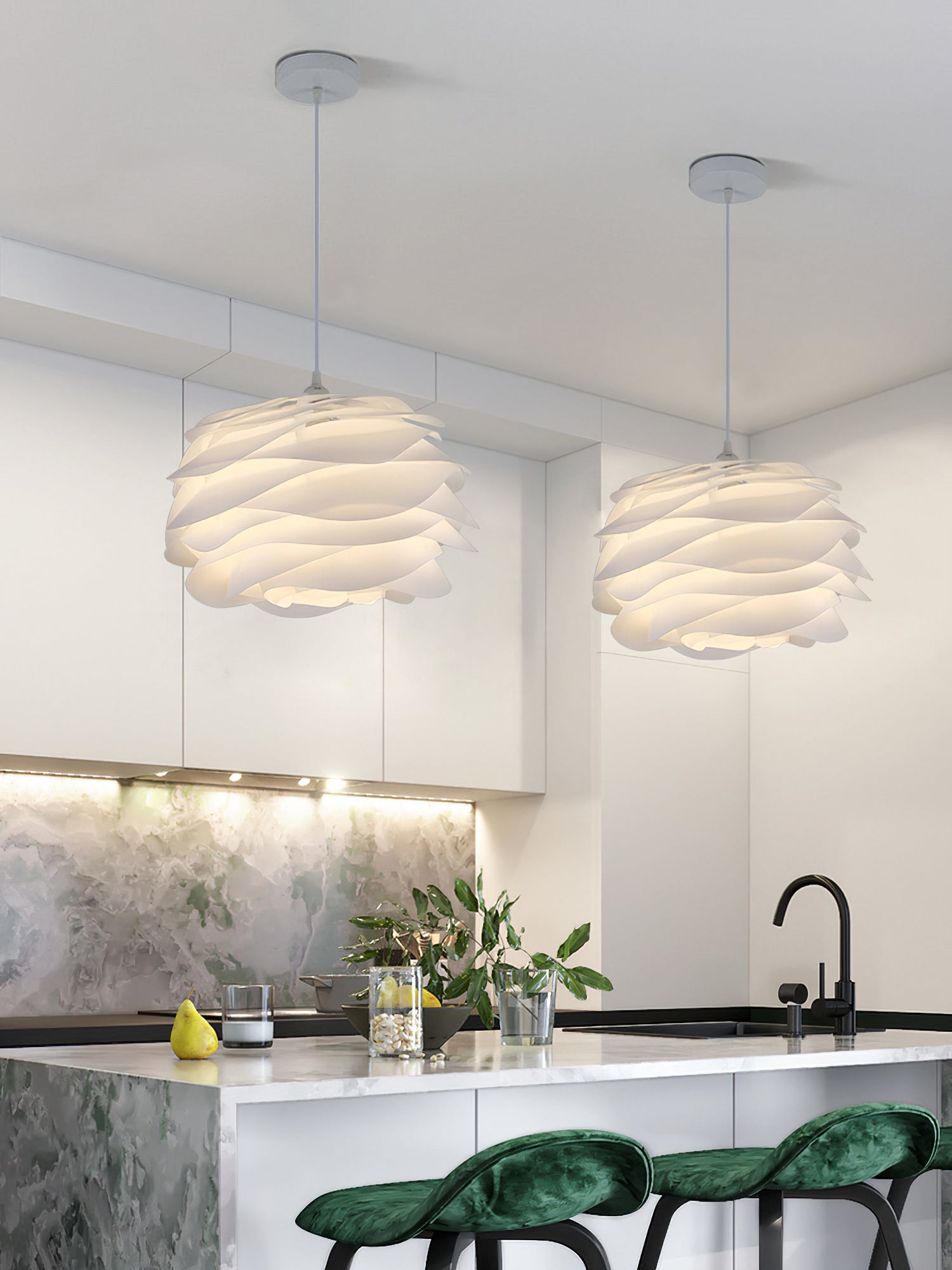 Winthrop Crystal Cascade Pendant